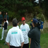 Stephen Fleming and Martin Snedden (back to the camera)