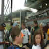 Central Districts players walking onto the field for an after match warmdown