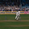 Sreesanth bowling the delivery that got Paul Collingwood