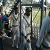 Pakistan players walking off