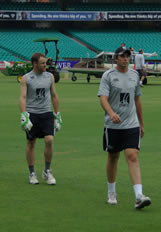 Aaron Redmond and Tim Southee