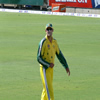 Mike Hussey in the field